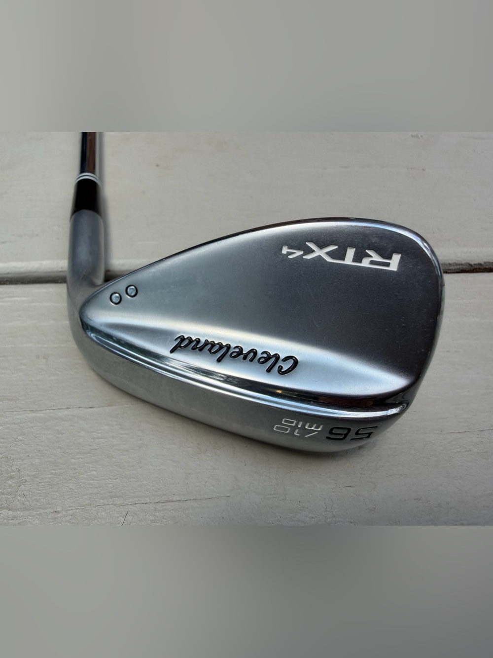Cleveland RTX-4 56° Mid Wedge Dynamic Gold S400 Steel CP2 Jumbo Grip RH